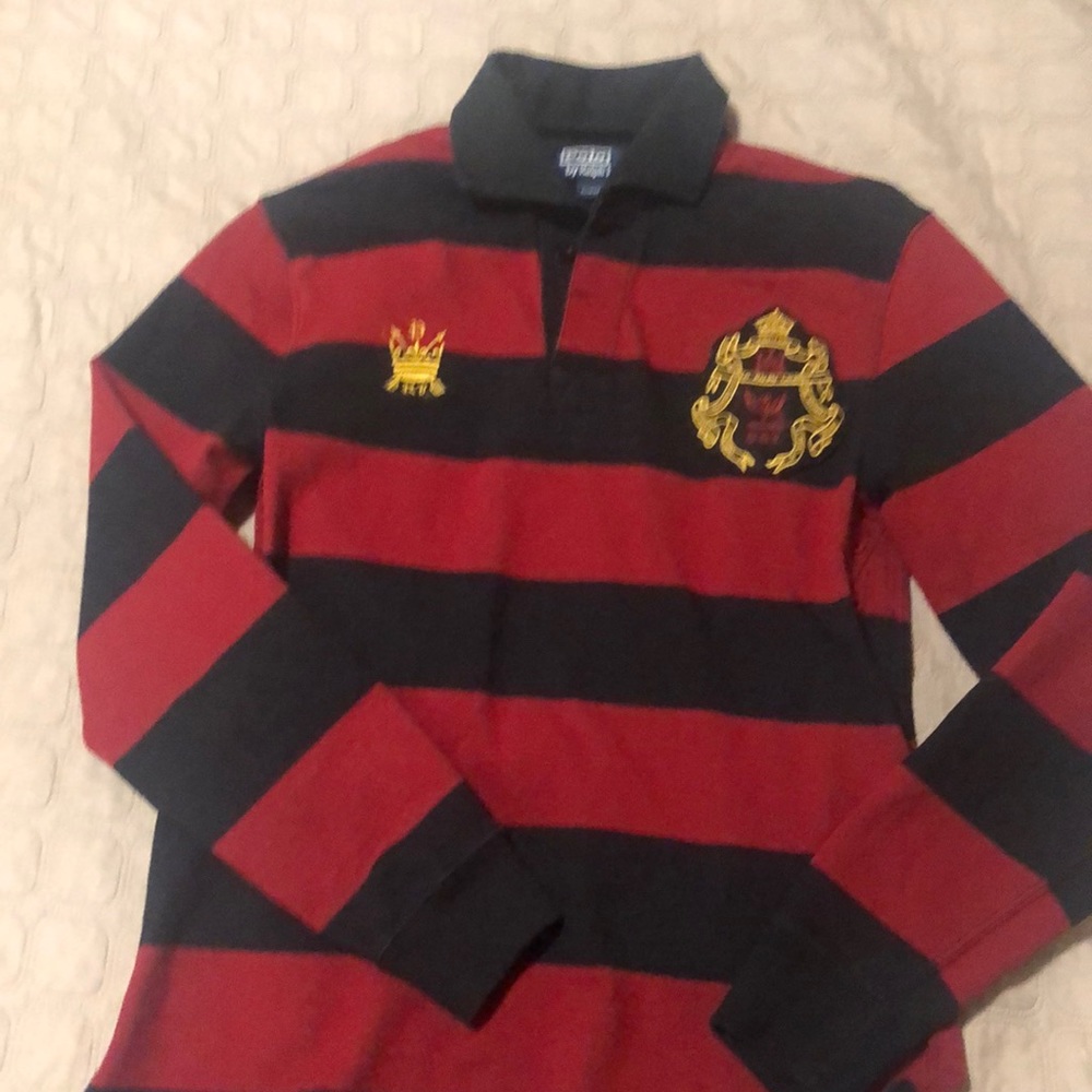 Lauren Classic Fit Rugby good condition size S !! Custom fit Polo multicolor